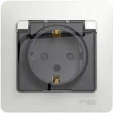 Розетка Schneider Electric Glossa GSL000148 (белый)