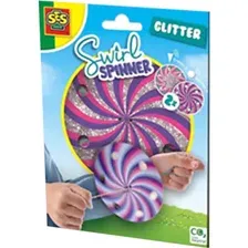 Спиннер-вертушка SES Creative 02225, с блестками, неоновый, 2 шт