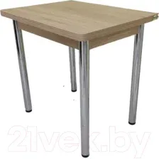 Кухонный стол СВД Юнио 80x60-120 012.Д2.Х (дуб сонома)