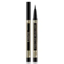 Подводка для глаз EVELINE Precise brush liner ультрастойкая, тон черный