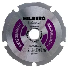 Диск пильный 190*5T*30мм Hilberg Industrial Фиброцемент