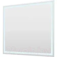 Зеркало Пекам Greta 80x70 / greta-80x70dcl (с подсветкой, сенсором на взмах руки и часами)