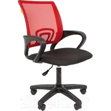 Офисное кресло CHAIRMAN 696 black TW (красный)