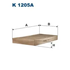 Фильтр салонный FILTRON K1205A