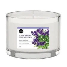 Свеча Aroma Home Scented Candle Lavender And Rosemary Ароматическая 115 г