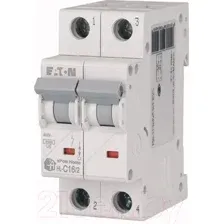 Выключатель автоматический Eaton HL-C162 2P 16A C 4.5кA 2M 194771