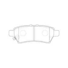 Комплект тормозных колодок, дисковый тормоз FIT FP1101