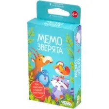 Настольная игра Мир Хобби Мемо Зверята 915863