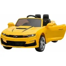 Детский электромобиль Chevrolet Camaro lux Лицензия (желтый)