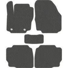 Комплект ковриков для авто Alicosta 0367_1_сер для Ford Mondeo IV BD/BE/BG 2007-2015 (EVA соты, серый)