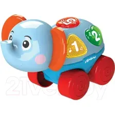 Развивающая игрушка Азбукварик Музыкальная каталочка. Слоненок / 2642