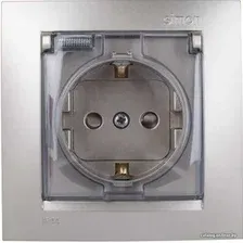 Розетка Simon 1590450-034 (шампань)