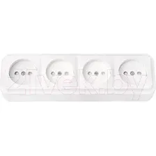 Розетка Bylectrica Пралеска РА16-277 (белый)
