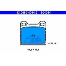 Тормозные колодки дисковые задняя ось ATE 13.0460-4044.2
