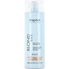 Оттеночный бальзам для волос Kapous Blond Bar Питательный бежевый (300мл)