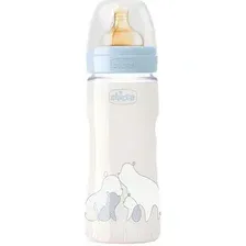 Бутылочка для кормления Chicco Original Touch Boy с латексной соской / 340728558 (330мл)