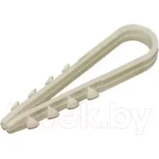 Дюбель-хомут TDM SQ0539-0001 (100шт, белый)