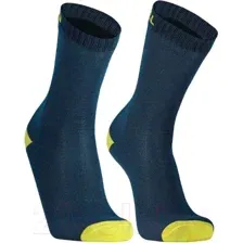 Термоноски DexShell Ultra Thin Crew / DS683NLL (р-р 43-46, синий/желтый)