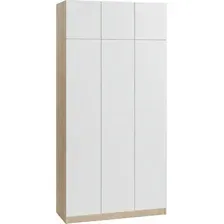 Шкаф Soma Lord Lite 3-х створчатый 120x240 (дуб сонома/белый)