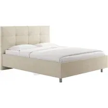 Кровать Сонум Caprice 160x200 (замша кремовый)