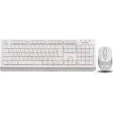 Комплект клавиатура и мышь A4Tech Wireless Desktop Fstyler FG1010 (белый)