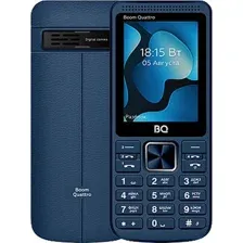 Кнопочный телефон BQ BQ-2455 Boom Quattro (синий)