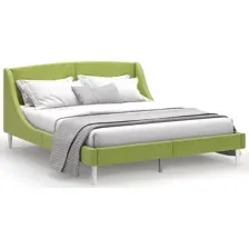 Кровать MONOFIX Лотти 160x200 (микровелюр/оливковый)