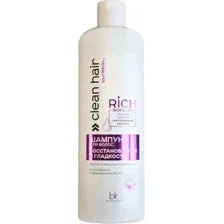 Шампунь для волос BelKosmex Clean Hair Lecithin+ Восстановление и гладкость (500г)