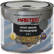 Грунт-эмаль Master Prime Молотковая 3 в 1 (2л, голубой)