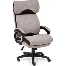 офисное компьютерное кресло Tetchair Duke (ткань), светло-коричневый (норка)