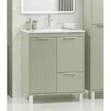 Brevita Тумба под умывальник Risacca Pistachio 70 RIS-06070-0842Я (фисташковый)
