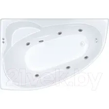 Ванна акриловая Triton Изабель 170x100 R Базовая Flat (с гидромассажем)
