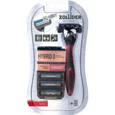Бритвенный станок Zollider Hybrid 3 Smart 3 лезвия (+ 4 кассеты)