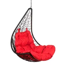 подвесное кресло BiGarden Wind Black BS (без стойки), красный