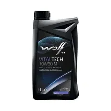 Масло моторное синтетическое - WOLF VITALTECH 10W60 M, 1л (16128/1 / 8335709)