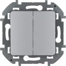 Выключатель Legrand Inspiria 673622 (алюминий)