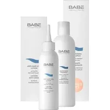 Набор косметики для волос Laboratorios Babe От выпадения волос лосьон 125мл+шампунь 250мл