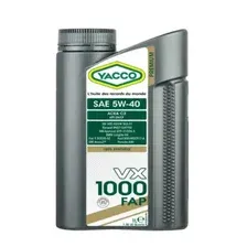 Масло моторное YACCO VX 1000 FAP 5W-40 1л YACCO 5W40 VX 1000 FAP/1