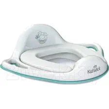 Детская накладка на унитаз Kidwick Шарк / KW130100 (белый/бирюзовый)