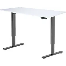 Стол с регулировкой высоты ErgoSmart Electric Desk Prime 1380х800х18 мм (альпийский белый/черный)