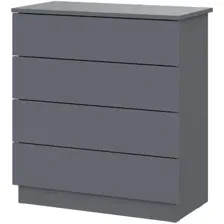 Комод Mio Tesoro КМ 4 (графит серый)