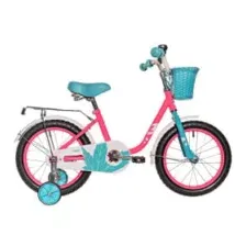Велосипед NOVATRACK 16" MAPLE, неоново-розовый