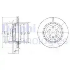 Тормозной диск DELPHI BG3787