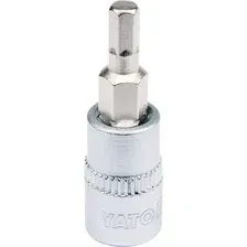 Головка c вставкой HEX 1/4" 4мм L37мм YATO YT-04371