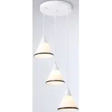 Потолочный светильник Ambrella Traditional TR3167/3 WH/BK (белый/черный)