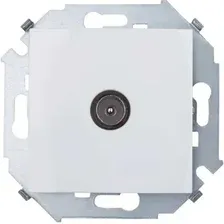 Розетка телевизионная Simon 1591475-030 (белый)