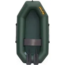 Гребная лодка Муссон S-190 с гребками (зеленый)