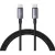 Кабель Usams US-SJ661 USB Type-C - USB Type-C (1.2 м, черный)