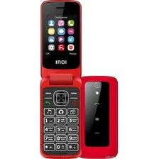 Кнопочный телефон Inoi 245R (красный)