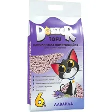 Наполнитель для туалета Doyzer Tofu лаванда 6 л